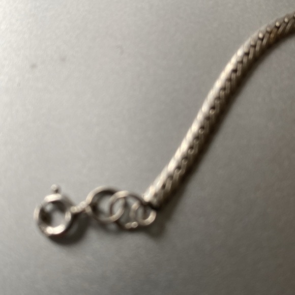 Gorgeous silver and onix pendant with marcasite - Picture 4 of 6
